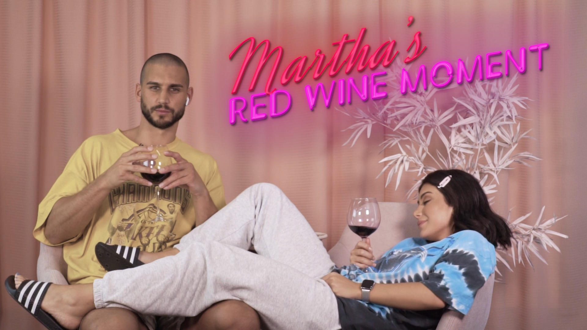 Martha's Red Wine Moment #7 from the Girls' and Boys' Nights
