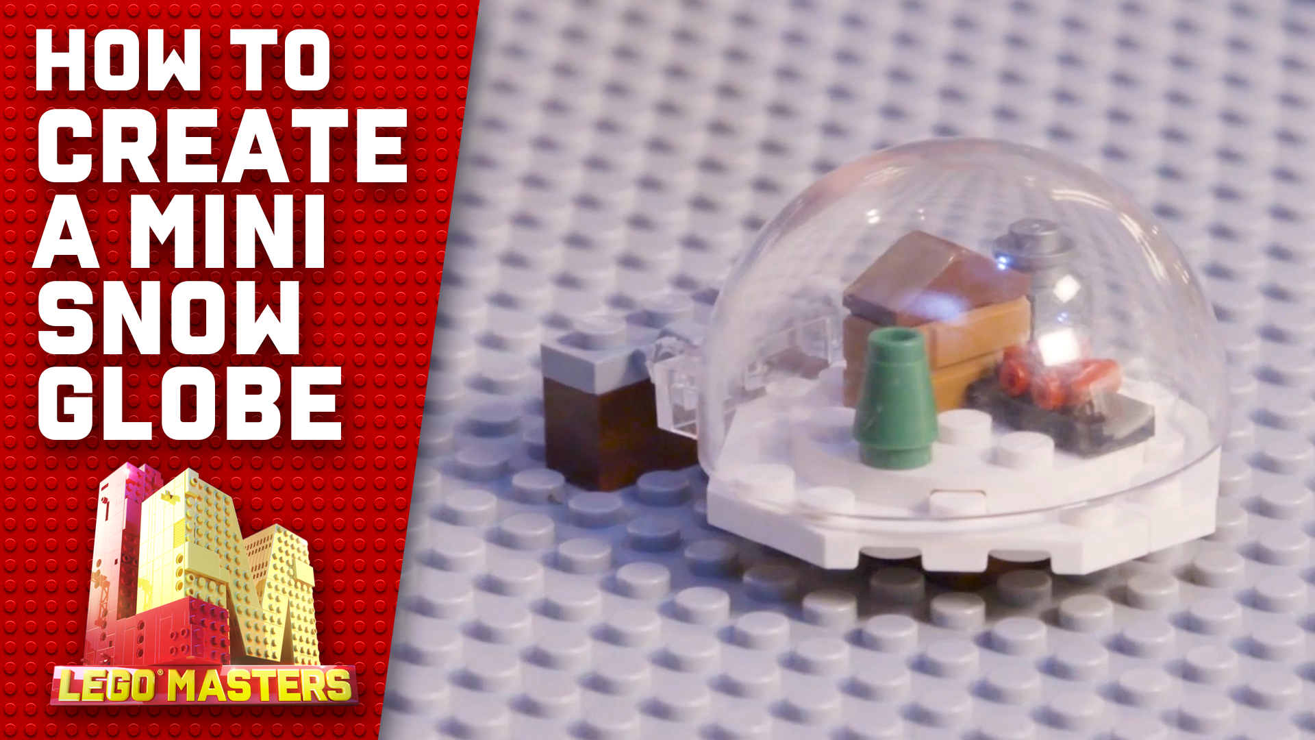 Exclusive: Jess and Anthony share their tips on creating a LEGO snow globe at home