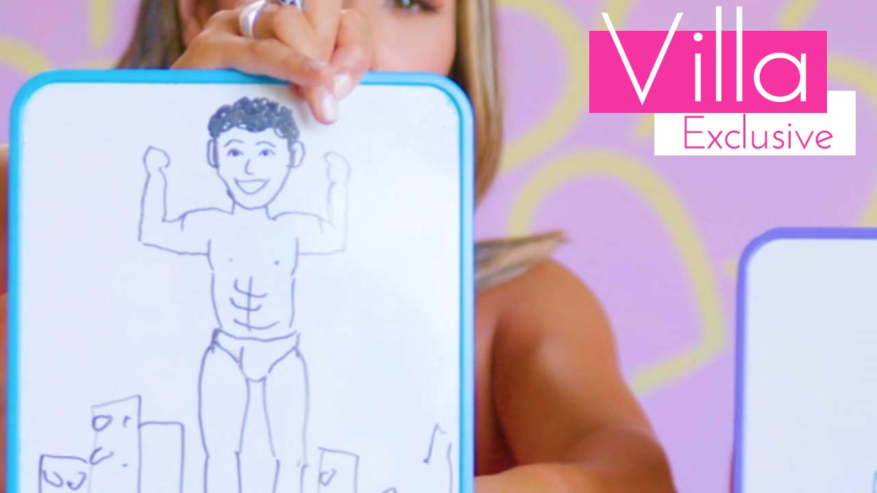 Exclusive: The girls hilariously draw their partners