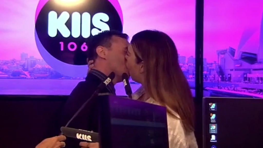 Lachy Mansell gets his first kiss on live radio