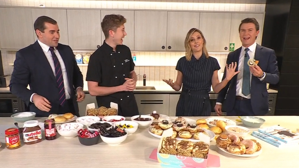 The Today team celebrate National Donut Day