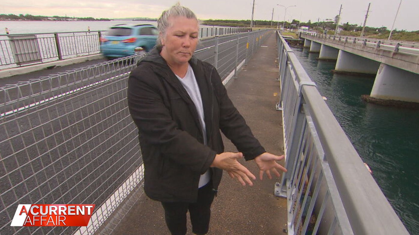 Woman sent repair bill for bridge she almost 'died' on.