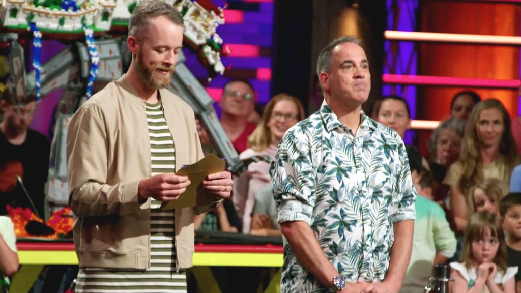 Hamish Blake announces the LEGO Masters Grand Masters Winners