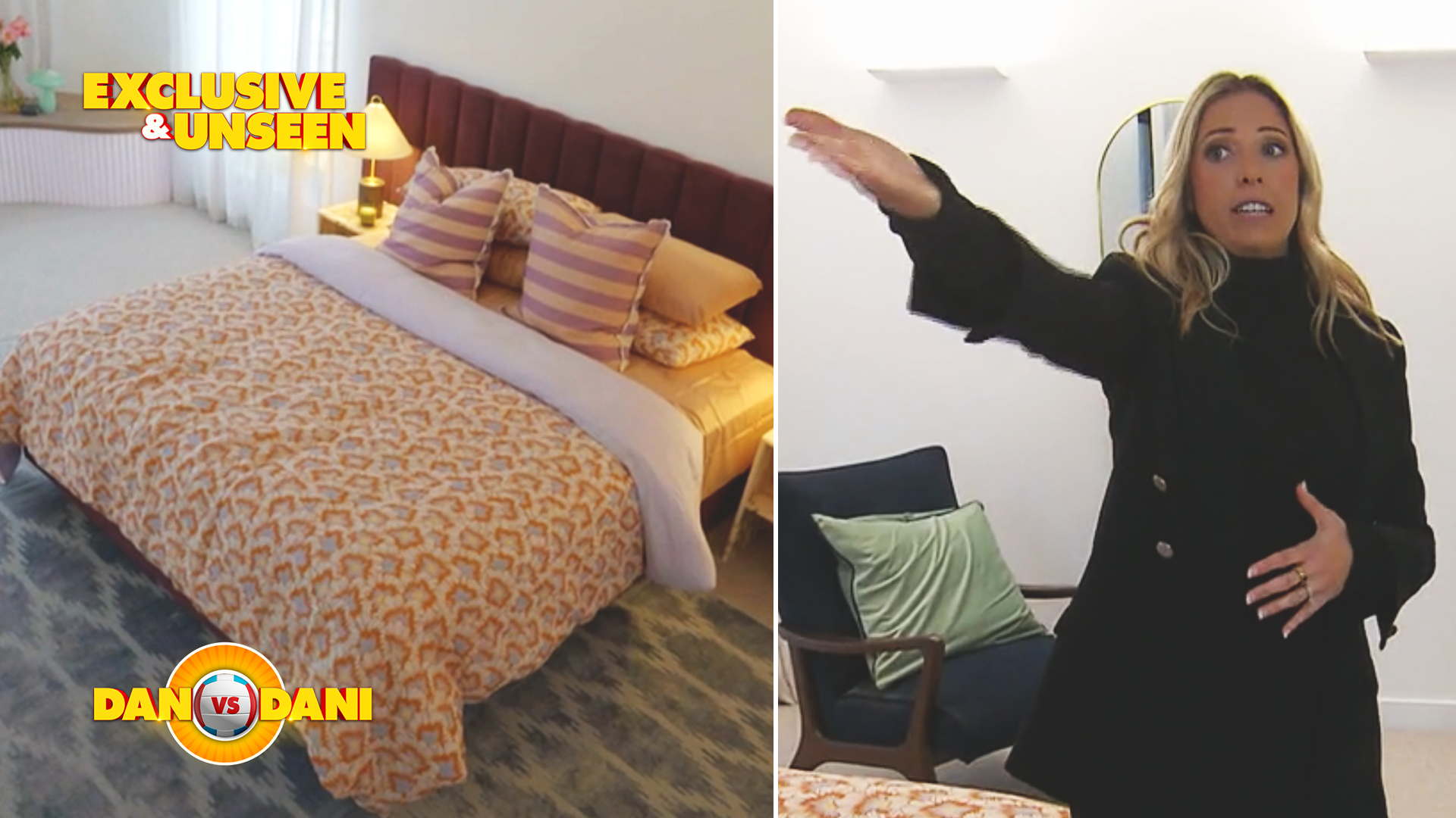 Dan vs Dani: Dani blasts 'most useless feature ever seen' in master bedroom