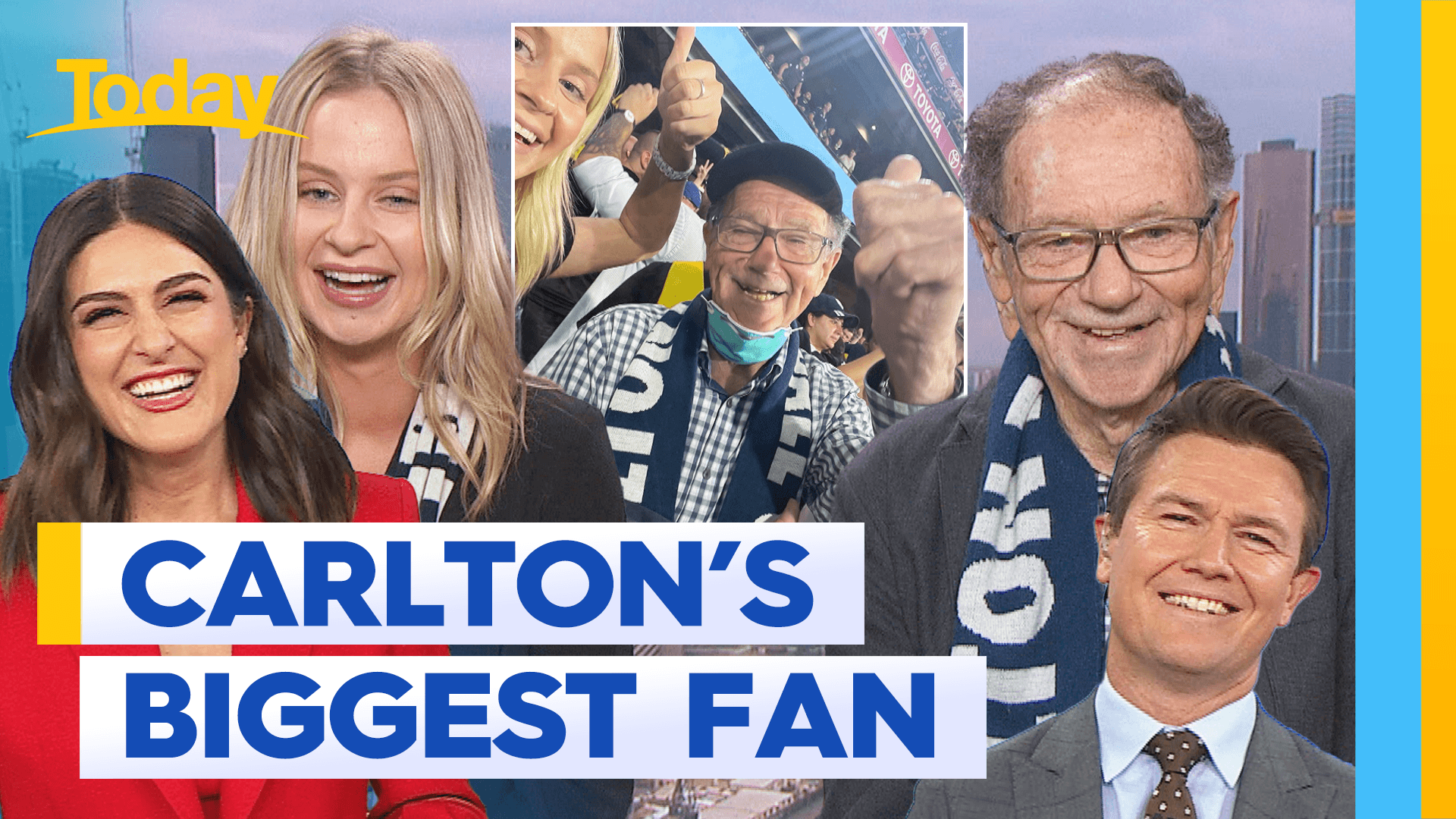 Carlton fan family ecstatic as beloved team score long-awaited semi-final win