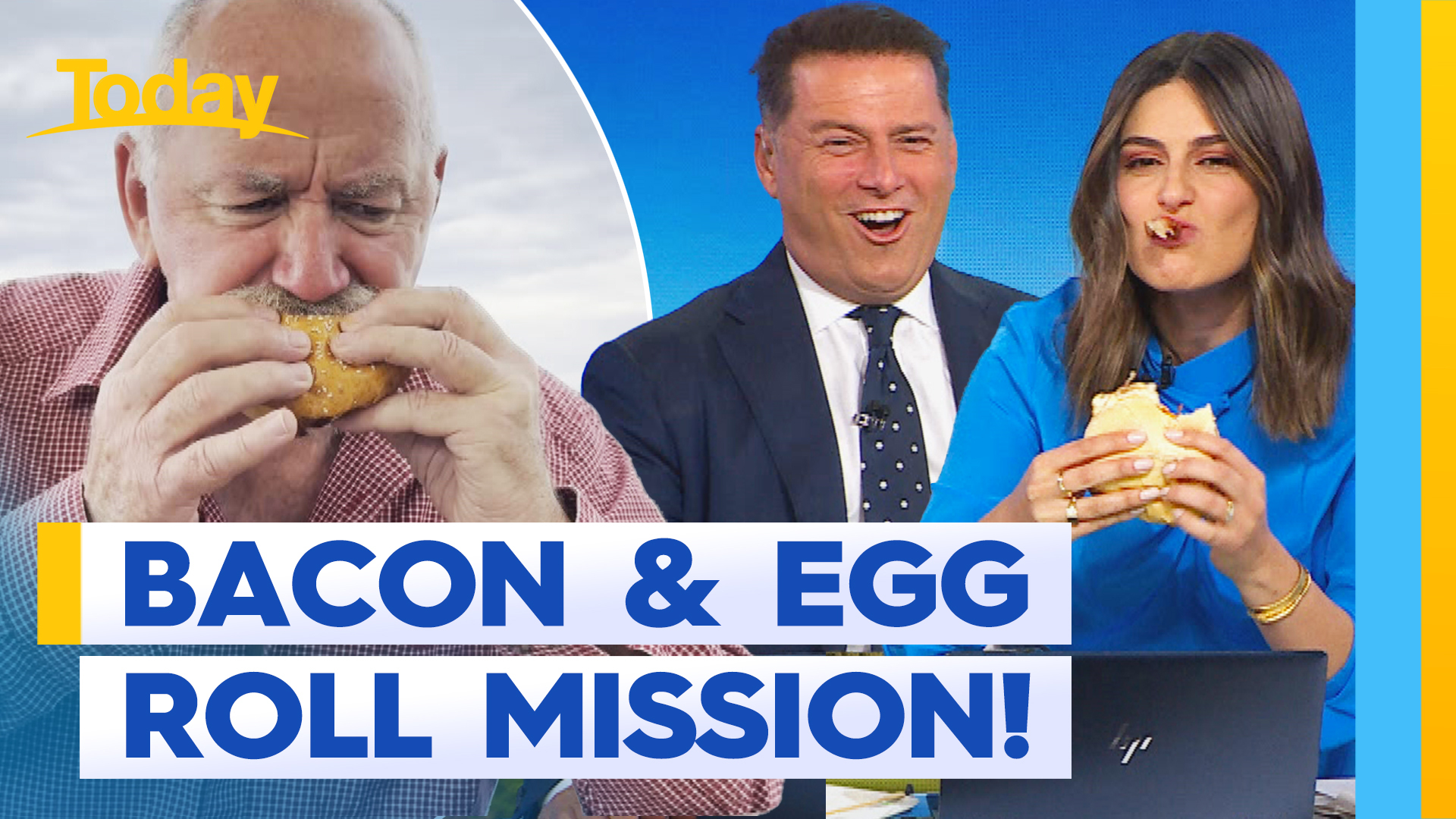 Man on a mission to find Australia's best bacon and egg roll