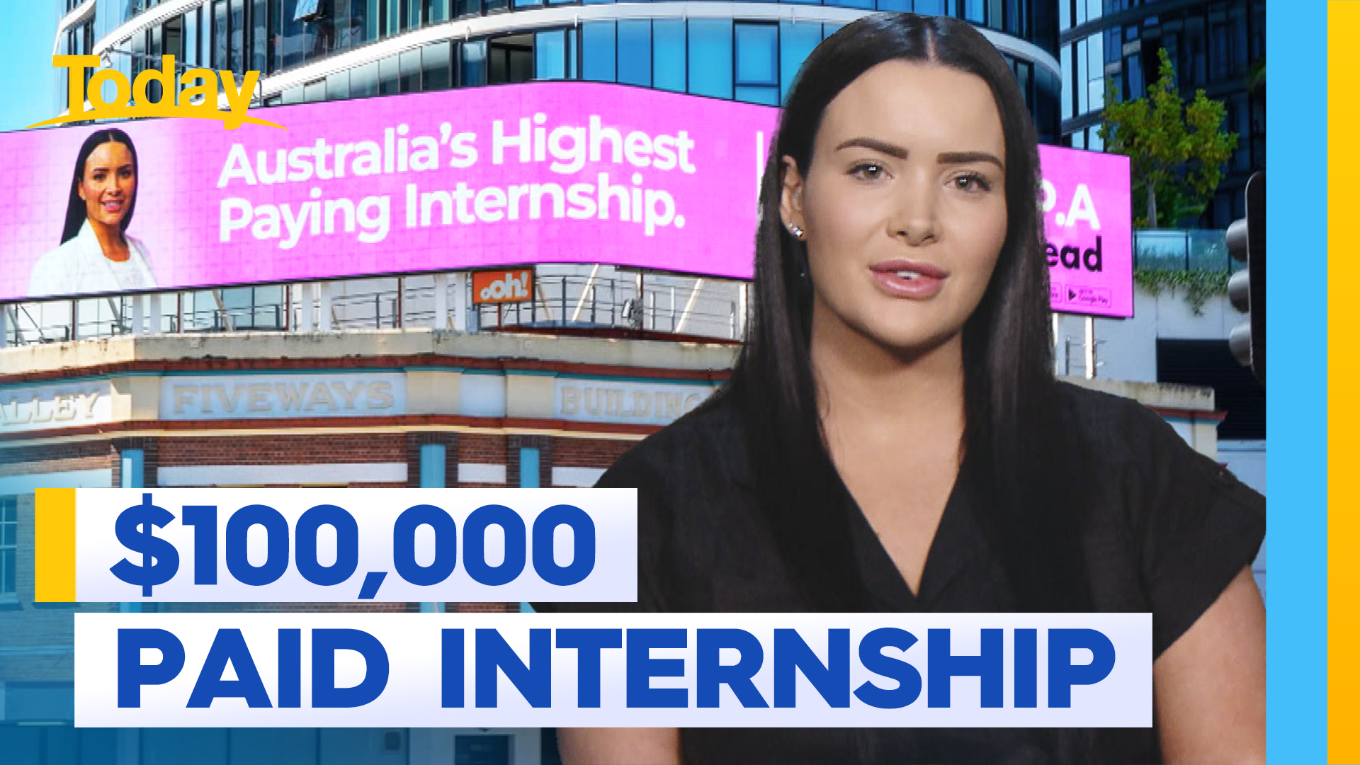Business offering six-figure salary for a new intern