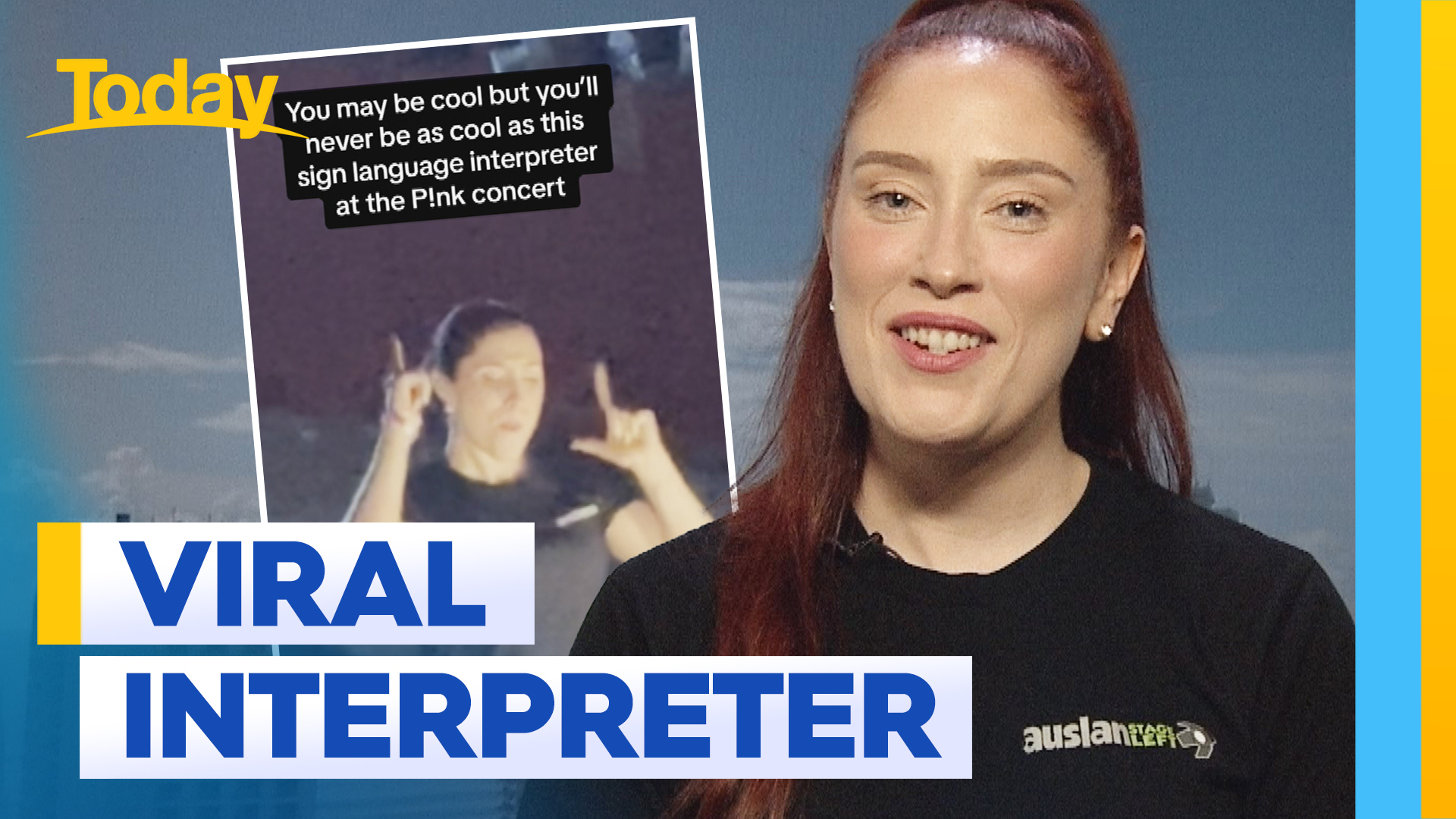 Auslan interpreter goes viral at P!nk concert