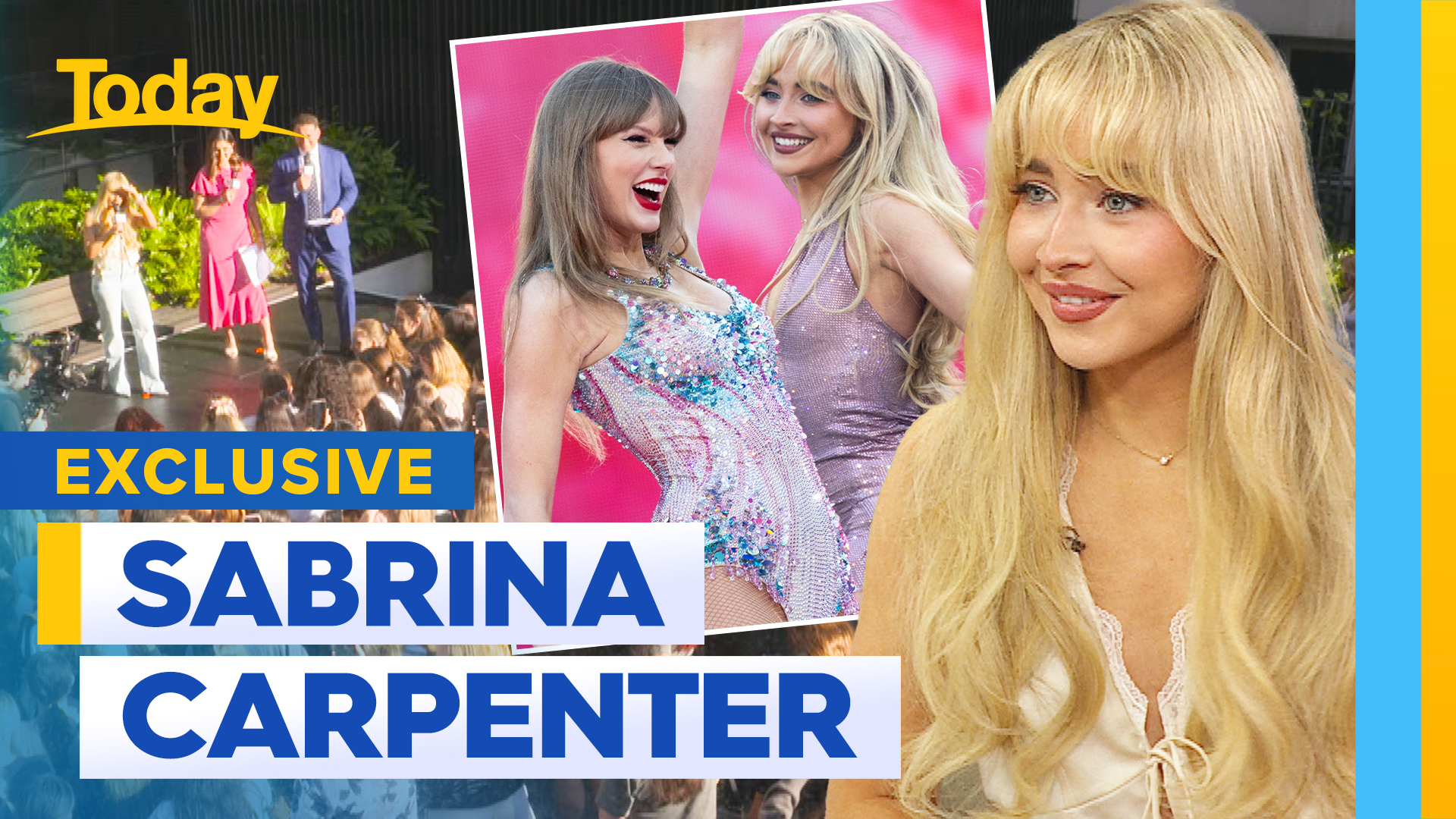 Sabrina Carpenter catches up with Today for breakfast TV exclusive