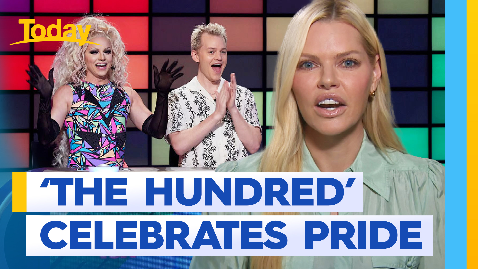 Sophie Monk's hilarious tease of The Hundred Pride Week