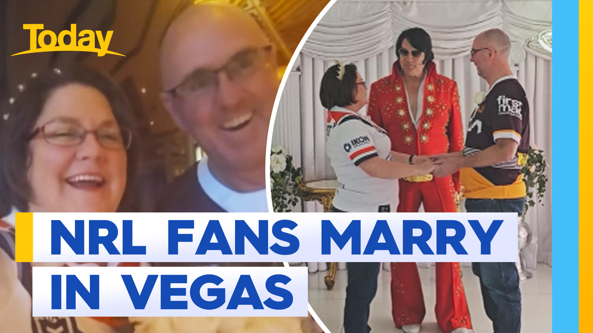 NRL fans get hitched during Vegas Round