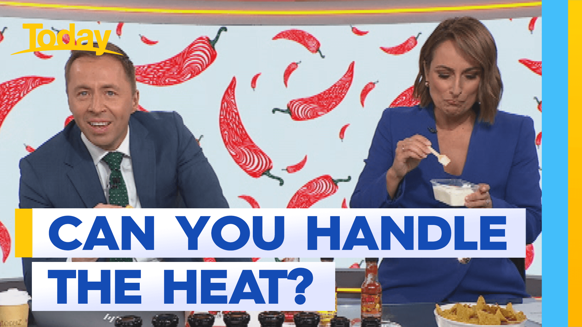 Today hosts heat things up with a hot sauce taste test