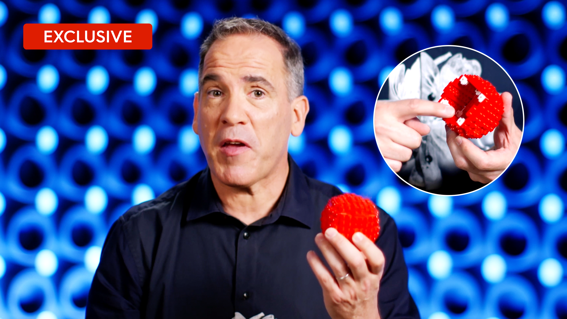 Excusive: Brickman shows how to build a LEGO SNOT ball