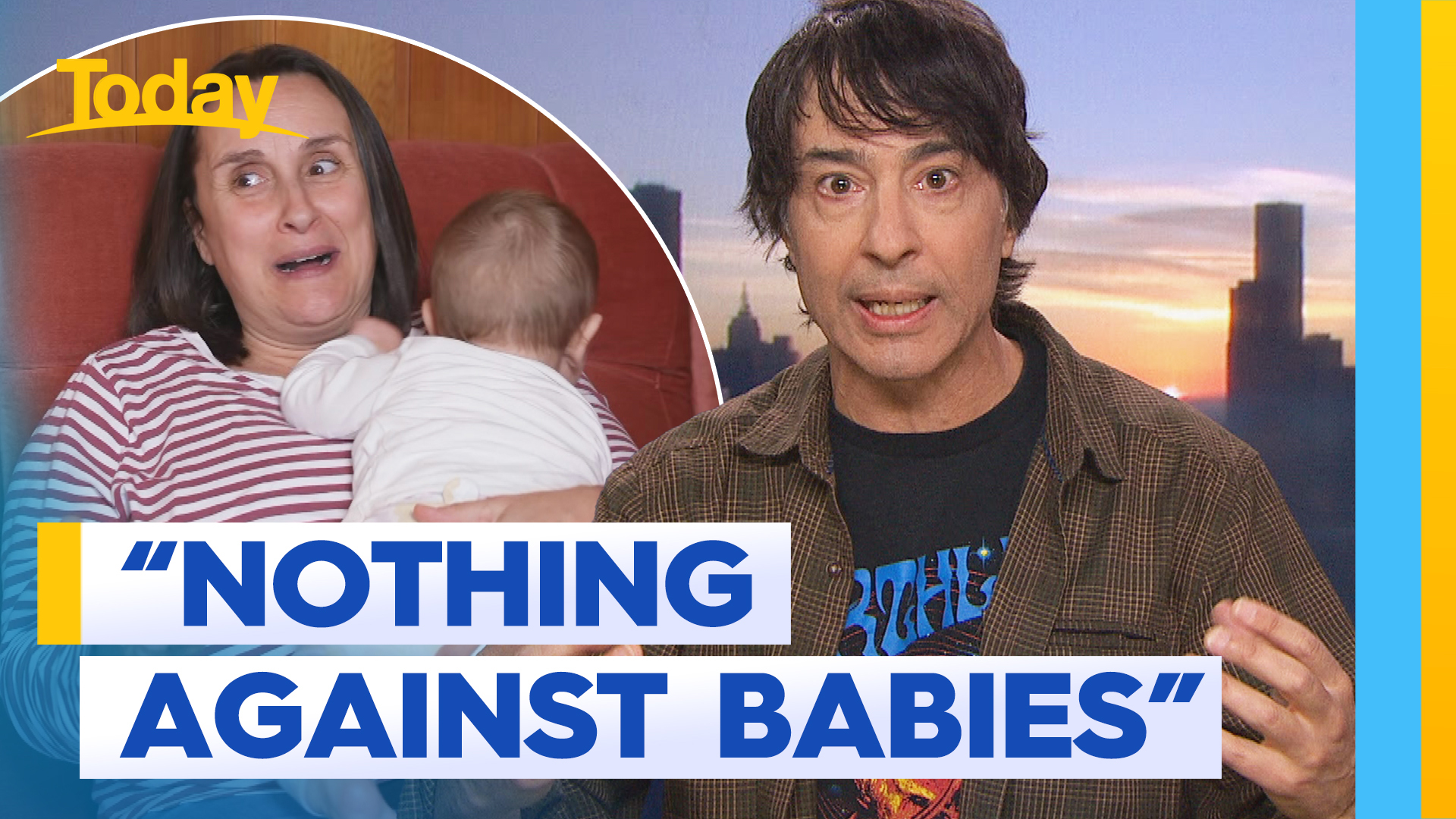Arj Barker defends decision to kick breastfeeding mum out of show