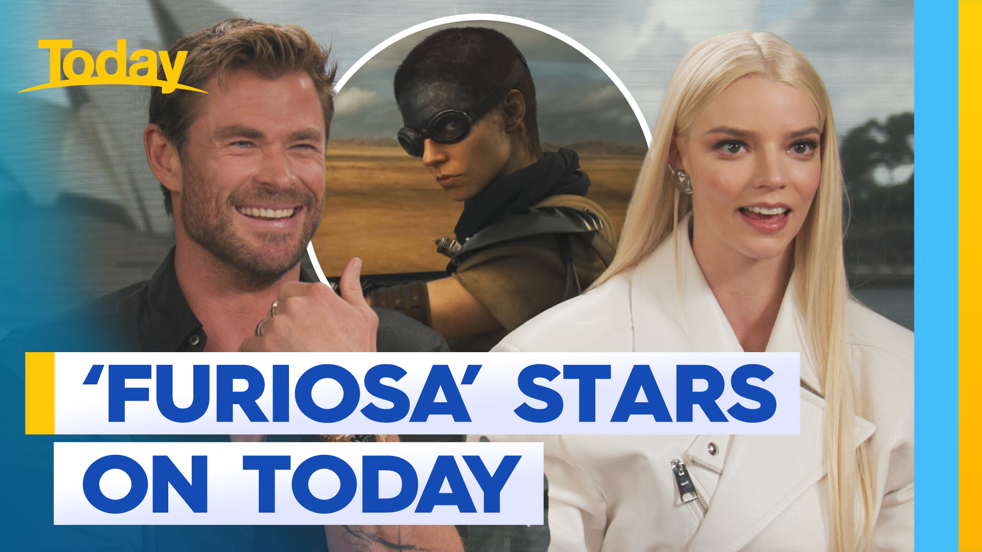 Chris Hemsworth and Anya Taylor Joy catch up with Today