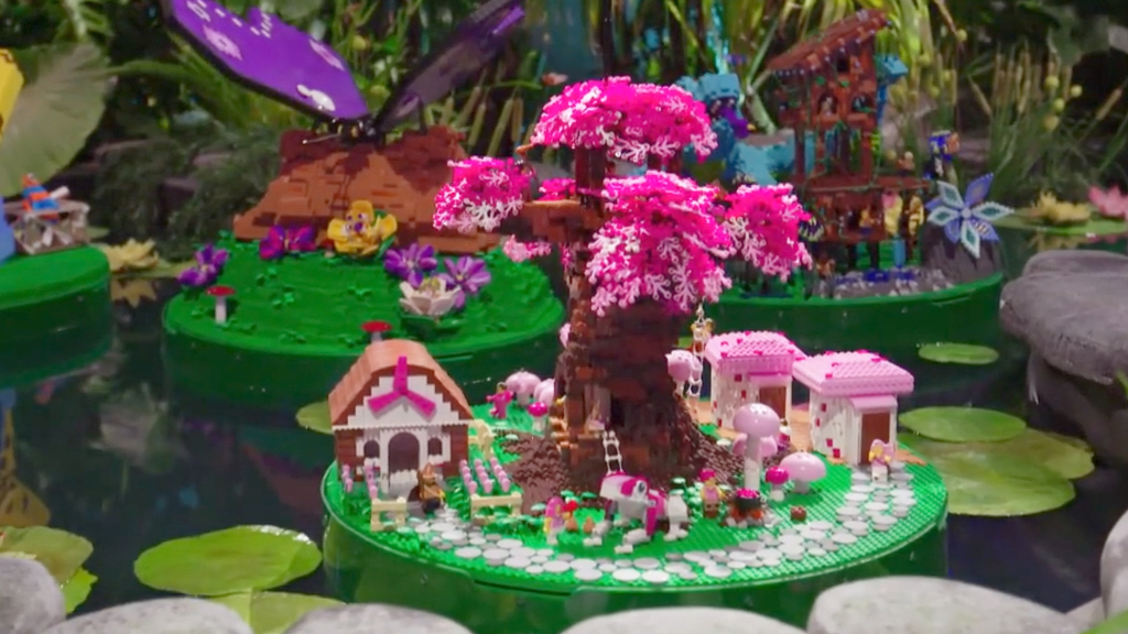 Ben and Eric unveil their Pink Bonsai Tree and Fairy build