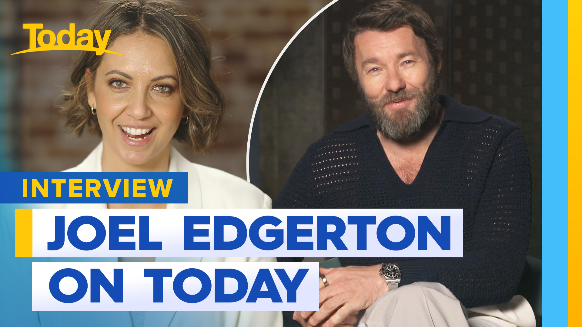 Joel Edgerton catches up with Today