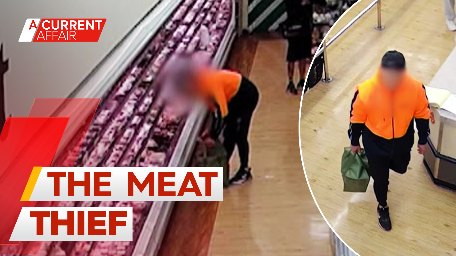 The supermarket meat bandit who's allegedly struck 27 times