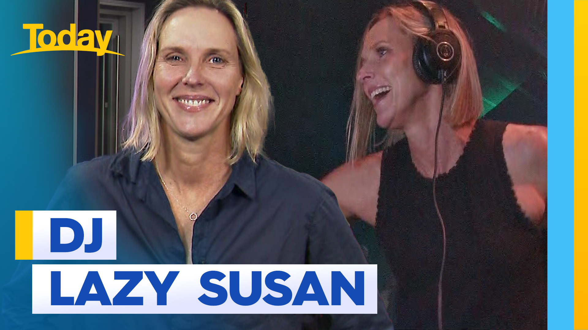 Susie O'Neill swaps the swimming pool for the DJ decks