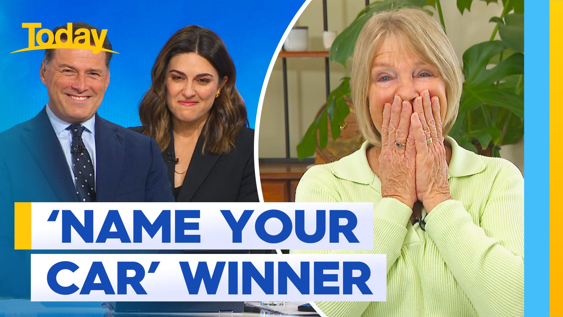 Today surprises major winner of our 'Name your Car' giveaway