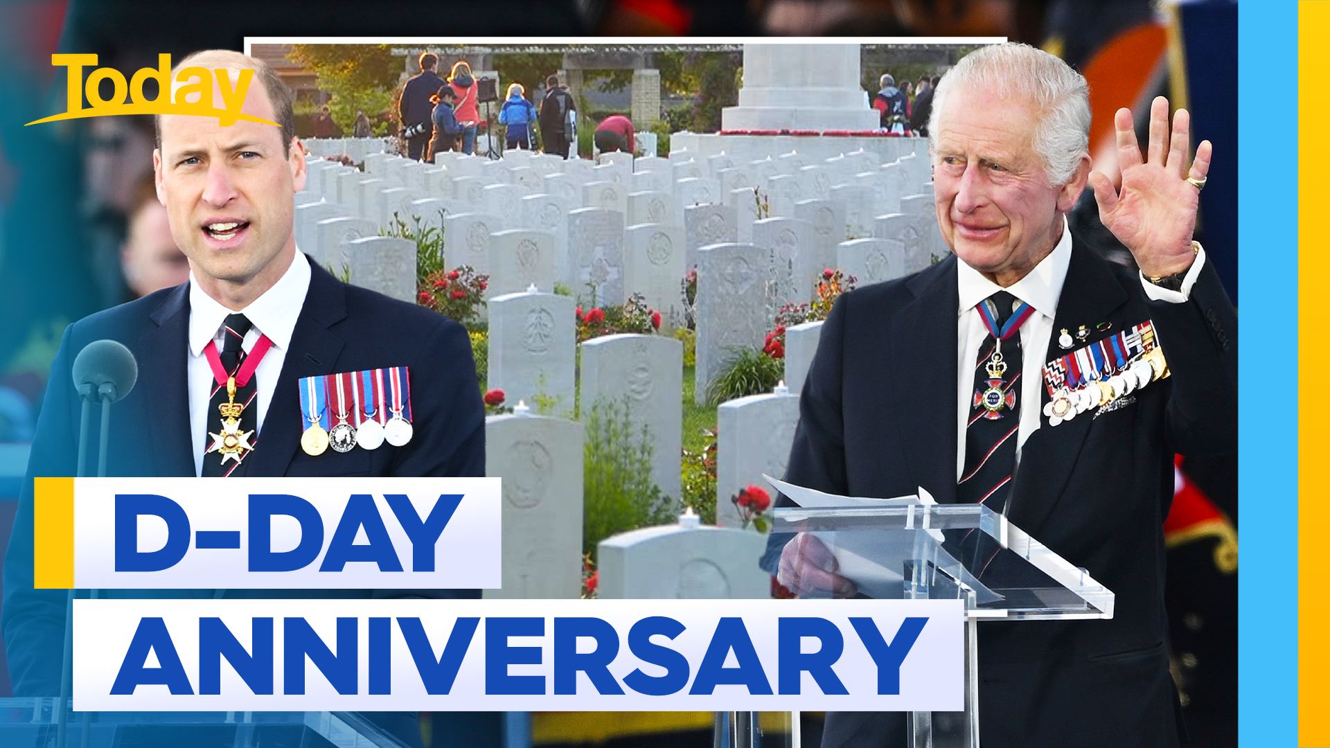 King Charles and Prince William commemorate D-Day anniversary
