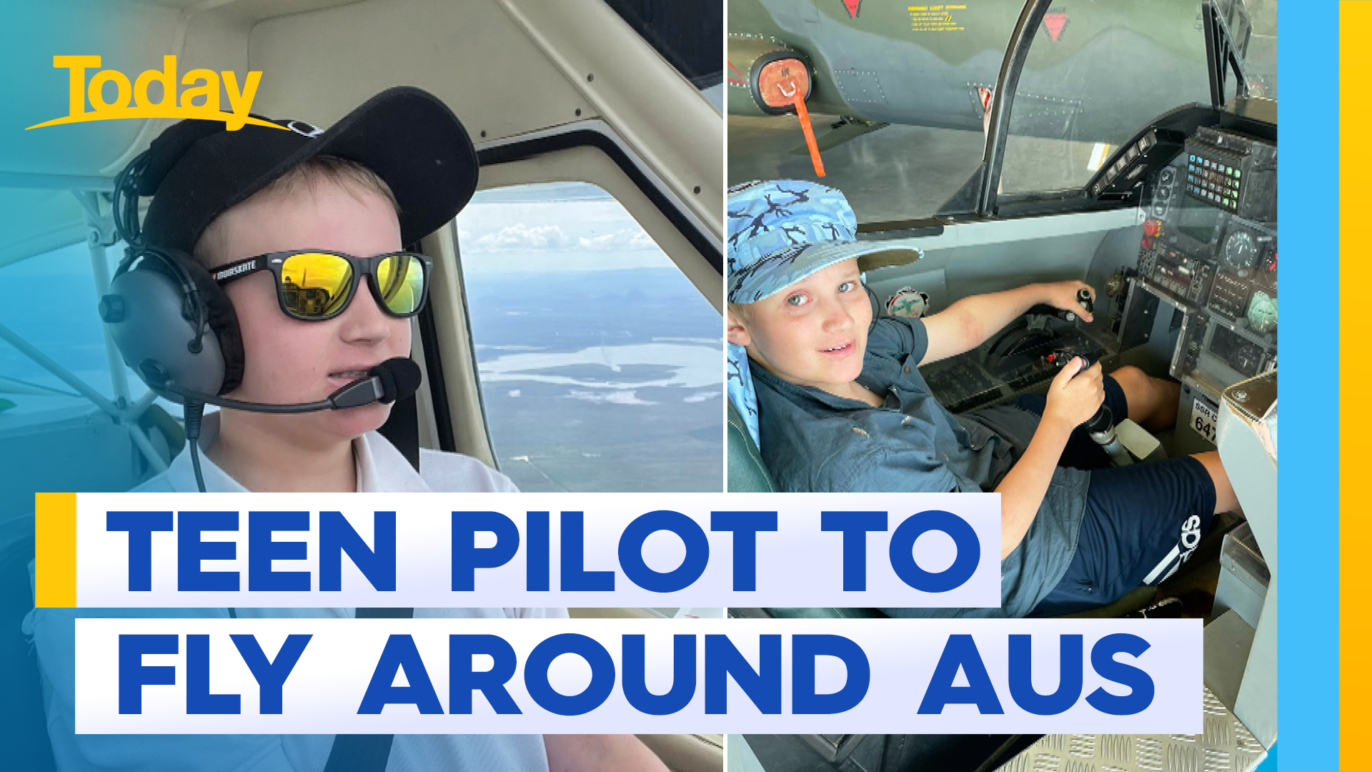 Teen pilot set to fly around Australia for important cause