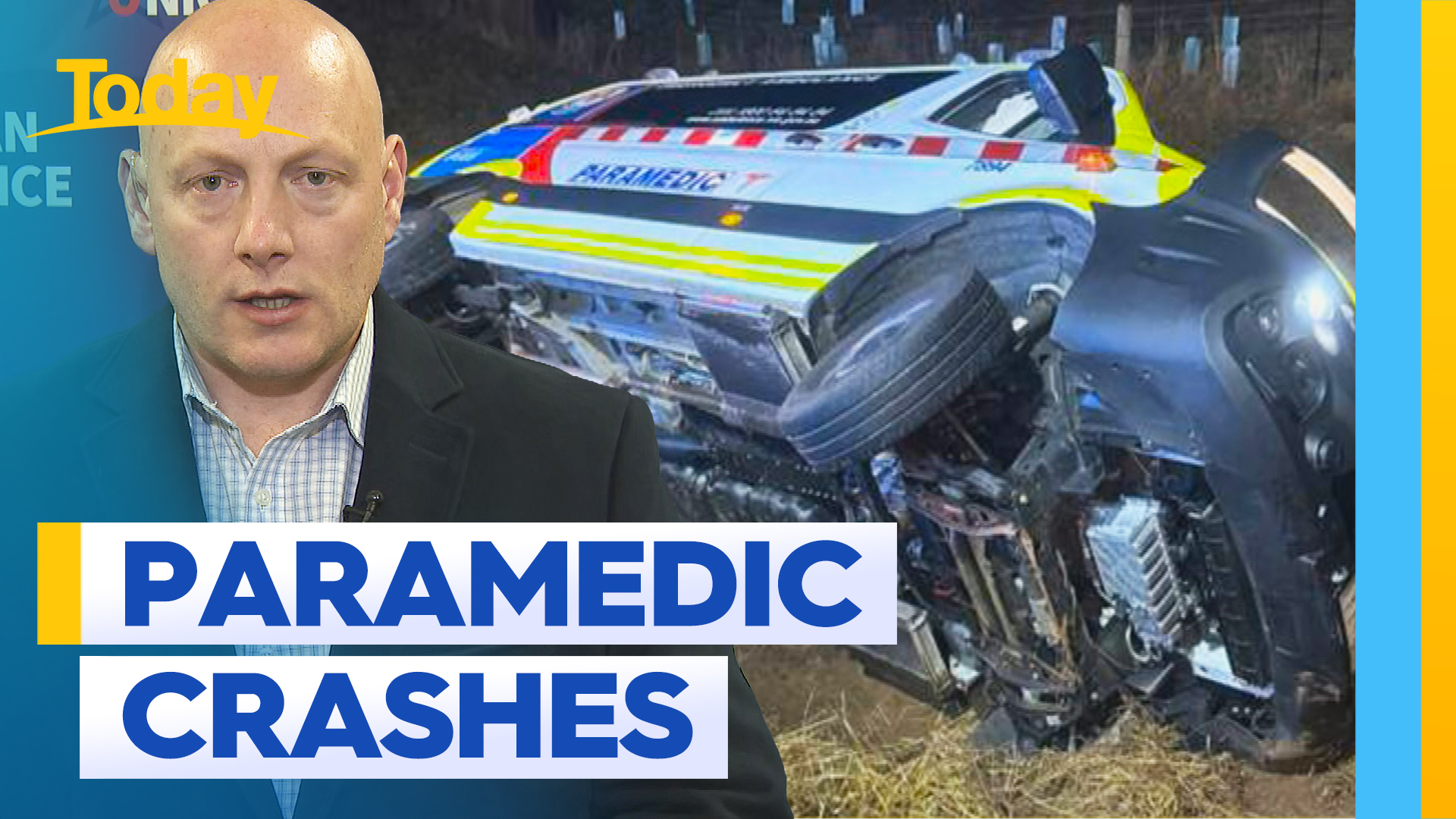 Paramedic crashes ambulance after working 18.5hr shift