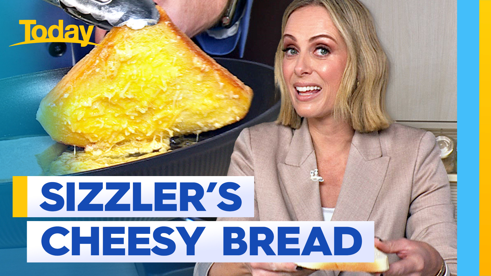 Sylvia and DC attempt Sizzler's iconic cheesy bread