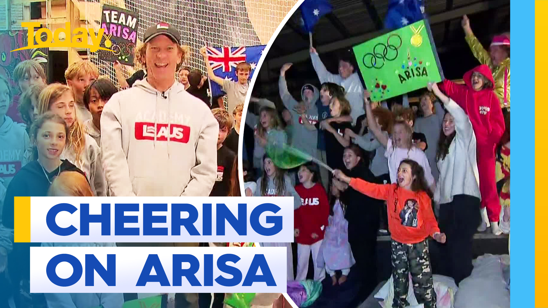 Arisa Trew's school 'scream their lungs out' cheering her to Olympic Gold